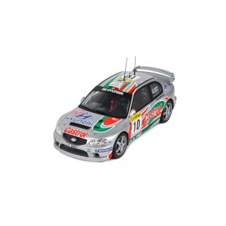 HYUNDAI ACCENT WRC GREY #10 A.MCRAE/D.SENIOR RALLY MONTE CARLO 2001 OttO mobile 1:18 Resinemodell (Türen, Motorhaube... nicht zu öffnen!)